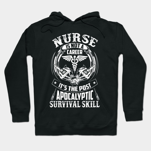 Nurse Is Not A Career - Nurse Gifts Hoodie by bunnierosoff21835